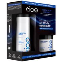 Kit Eico Shampoo 300ml + Máscara 300ml Hydration Expert