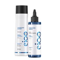 Kit Eico Shampoo 300ml Máscara Líquida Hydration Expert 200ml