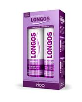 Kit Eico Tratamento Capilar Cabelos Longos Shampoo e Condicionador Crescimento e Fortalecimento 800ml