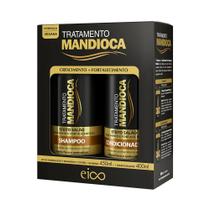 Kit Eico Tratamento Mandioca Shampoo + Condicionador 450ml