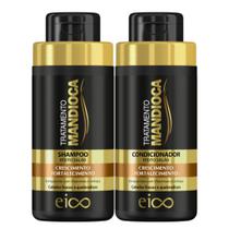 Kit Eico Tratamento Mandioca Shampoo Sem Sal 450ml + Condicionador Hidratante 400ml Kit Eico Tratamento Mandioca Shampoo Sem Sal 450ml + Condicionador Hidratante 400ml