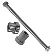 Kit Eixo Espaçador Roda Dianteira Nxr Bros160 Xre190 A Disco