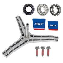 Kit Eixo Tripé Retentor Rolamentos Skf Parafusos Lava E Seca Kit Eixo Tripé Retentor Rolamentos Skf Parafusos Lava E Seca