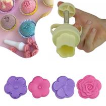 Kit Ejetor Max Flores E Carimbo Jardim Encantado Brigadeiro Confeitaria Doce Gourmet Festa Kit Ejetor Max Flores E Carimbo Jardim Encantado Brigadeiro Confeitaria Doce Gourmet Festa