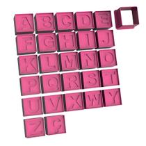 KIT Ejetor Modelador Para Doces ALFABETO ESCOLA LETRAS Brigadeiros Docinhos Massa Biscuit Biscoito Resistente Mass KIT Ejetor Modelador Para Doces ALFABETO ESCOLA LETRAS Brigadeiros Docinhos Massa Biscuit Biscoito Resistente Mass