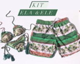 Kit Ela & Ele Biquini e Bermuda Kit Ela & Ele Biquini e Bermuda