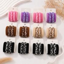 Kit Elástico Cabelo Infantil Com Detalhe Moda Criança Kids 24 Und Kit Elástico Cabelo Infantil Com Detalhe Moda Criança Kids 24 Und
