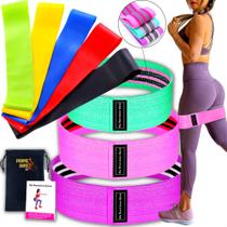 Kit Elástico Exercício Faixa Elástica Mini Band Extensor Treino em Casa