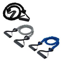 Kit Elástico Extensor Médio e Super Forte - 3 Elásticos