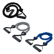 Kit Elástico Extensor Médio Forte e Super Forte Colorido Ahead Sports