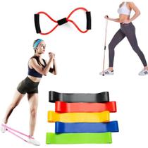 Kit Elástico Extensor Para Exercicio E Conjunto 5 Faixa Elastica Thera Band Treino Em Casa Ginastica Fisioterapia Yoga C Kit Elástico Extensor Para Exercicio E Conjunto 5 Faixa Elastica Thera Band Treino Em Casa Ginastica Fisioterapia Yoga C