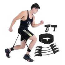Kit Elastico Extensor Treino Academia Exercícios Em Casa