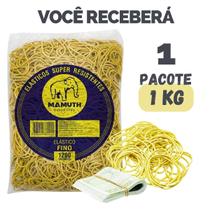 Kit Elástico Ou Borrachinha Para Dinheiro Escritório Embalagem - Escolha Seu Kit