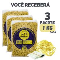 Kit Elástico Ou Borrachinha Para Dinheiro Escritório Embalagem - Escolha Seu Kit