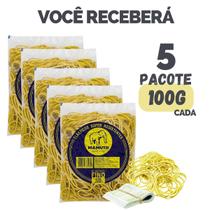 Kit Elástico Ou Borrachinha Para Dinheiro Escritório Embalagem - Escolha Seu Kit