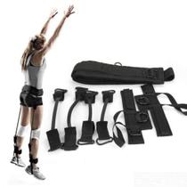 Kit elastico para treino exercicios muscular academia em casa fortalece a perna braco