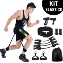 Kit Elástico Vertical para Treinos de Salto Jump Trainer Extensor para Exercício Funcional e Musculação