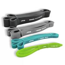 Kit Elásticos Extensores / Super Bands Move - 4 Intensidades