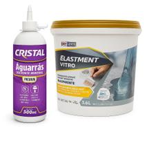 Kit Elastment Vitro Impermeabilizante 3,6L Aguarrás 500ml