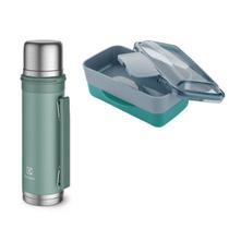 Kit electrolux lunch box e garrafa térmica sense to go 1l verde Kit electrolux lunch box e garrafa térmica sense to go 1l verde