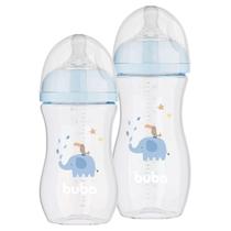 Kit elefante azul mamadeira eazy com 2 unidades