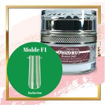 Kit Elegância: Molde F1 Bailarina + Fusion Branco Soft 24g