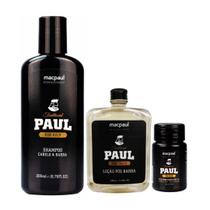 Kit Elegant Traditional Paul Cuidado Cabelo E Barba Macpaul. - Macpaul Professional