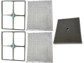 Kit Elemento Filtro Ar, Grade, Tela Titan 125 83 Até 99