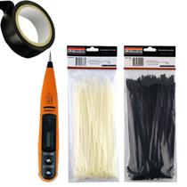 Kit Eletricista Abraçadeiras Fita Verifica Tensão Starfer