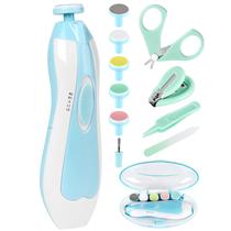 Kit elétrico 12 em 1 para aparar unhas de bebê Qunlions Life