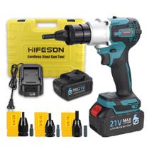 Kit Elétrico de Rebiteira sem Fio HIFESON 21V Kit Elétrico de Rebiteira sem Fio HIFESON 21V