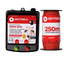 Kit Eletrificador Cerca Rural 30km BV + Cabo 250m