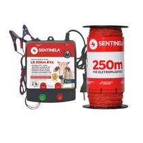 Kit Eletrificador Cerca Rural Lb 30km + Cabo 250m