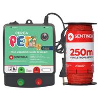 Kit Eletrificador Cerca Rural Pet + Fio 250M