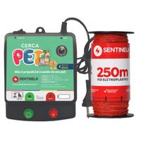 Kit Eletrificador Pet 30km Bivolt + Cabo 250m