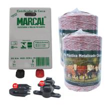 Kit Eletrificador Rural Cerca Eletrica Gado Completo - 1000 M