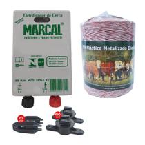Kit Eletrificador Rural Cerca Eletrica Gado Completo - 500 M