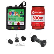 Kit Eletrificador Rural Pet 500M - Sentinela