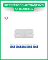 Kit Eletrodo Adesivo 5 x 10 cm com 5 cartelas Retangular com 20 Un. Arktus