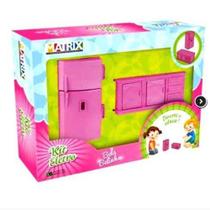 Kit Eletrodomésticos Infantil - Plástico - Brincadeira - Geladeira Armário de Cozinha Mm Multimarca Kit Eletrodomésticos Infantil - Plástico - Brincadeira - Geladeira Armário de Cozinha Mm Multimarca