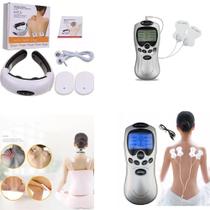 Kit Eletroestimulador Fisioterapia Acupuntura + Massageador - TOP TOTAL