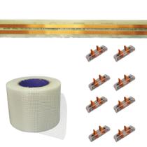 Kit Eletrofita 2 Vias 10a 5 Metros - 8 Conectores Inline Wago