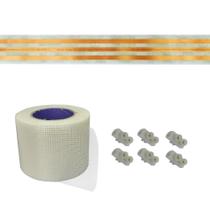 Kit Eletrofitas 3 Pistas 2 Metros 750V 15A