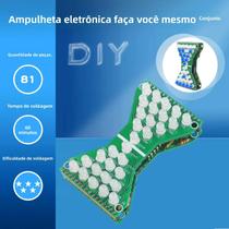 Kit Eletrônico DIY De Ampulheta LED Com Placa PCB De Camada Dupla E Componentes De Luz Piscante Para Kit Eletrônico DIY De Ampulheta LED Com Placa PCB De Camada Dupla E Componentes De Luz Piscante Para
