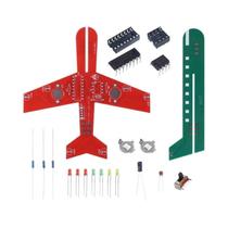 Kit Eletrônico DIY De Pequeno Avião CD4017, Lâmpada De Fluxo LED, Montagem De PCB, Prática