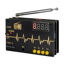 Kit Eletrônico DIY De Rádio FM 87-180MHz Com Display Digital E Microcontrolador STC15 Para Projeto