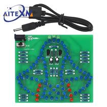 Kit Eletrônico DIY De Sino De Vento LED 3-5V Para Treinamento De Soldagem Analógica Escolar E