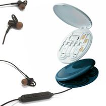 Kit Eletronicos Carregador portatil Fone Ouvido Bluetooth Kit Eletronicos Carregador portatil Fone Ouvido Bluetooth