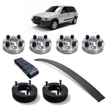 Kit Elevação Completa Espaçador 32mm Fiat Uno Quadrado Kit Elevação Completa Espaçador 32mm Fiat Uno Quadrado