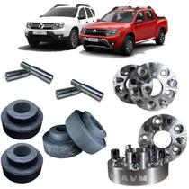 Kit Elevação Completa +Espaçador/Alargador Roda Duster Oroch
